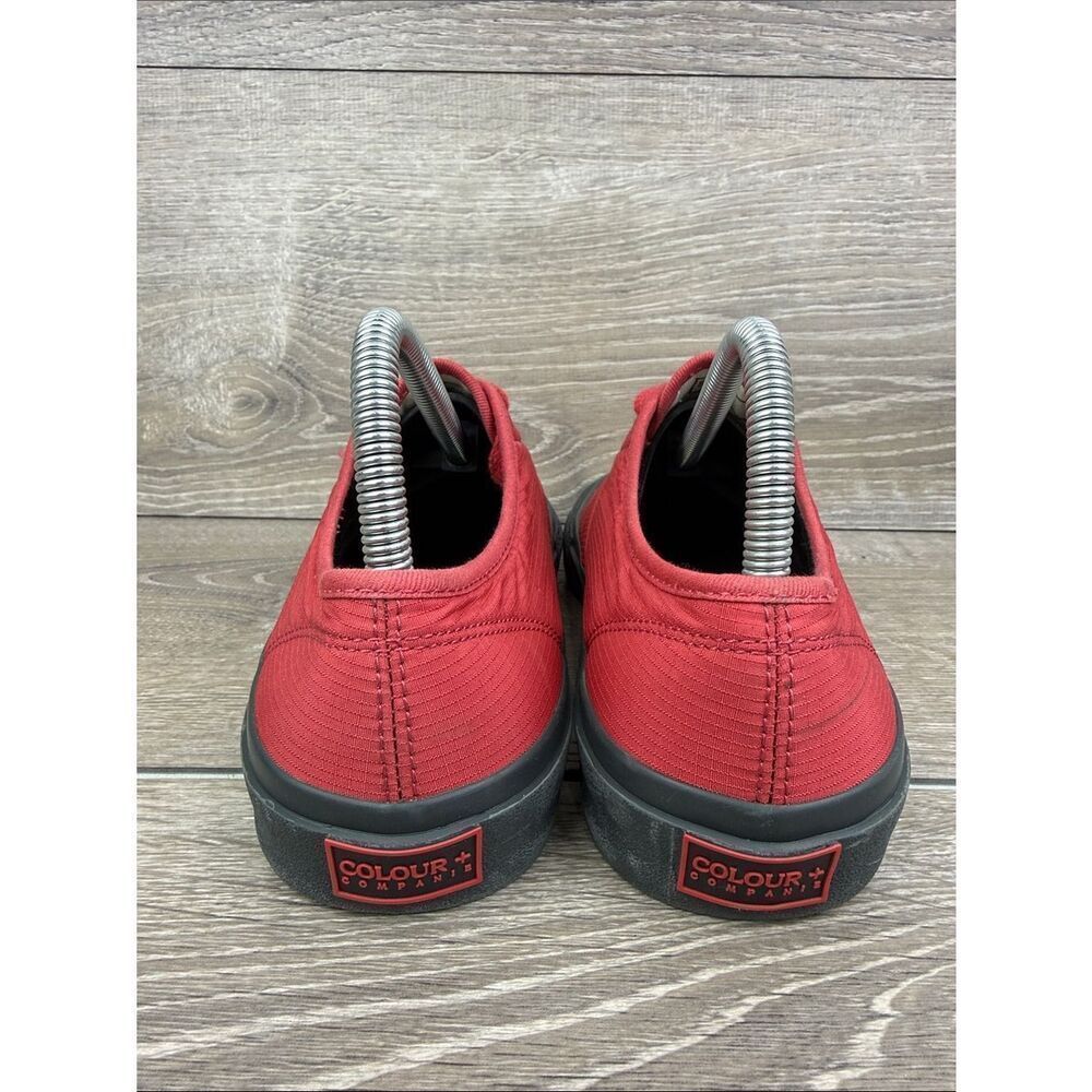 Sperry Top Sider x Colour + Companie Mens Sz 7 Pompeian Red Low Top CVO Sneakers - Picture 4 of 12